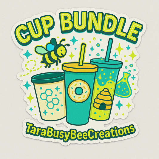 Cup Bundle (2 cup charms, 2 straw toppers, 2 straw charms)