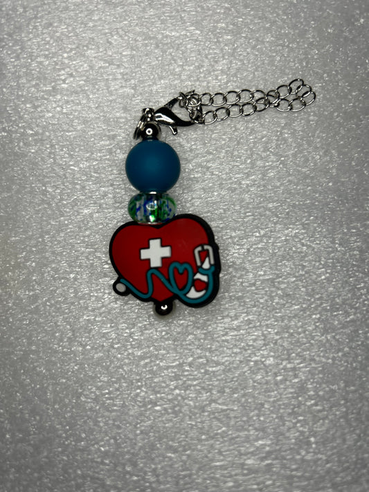 Medical Heart- cup charm