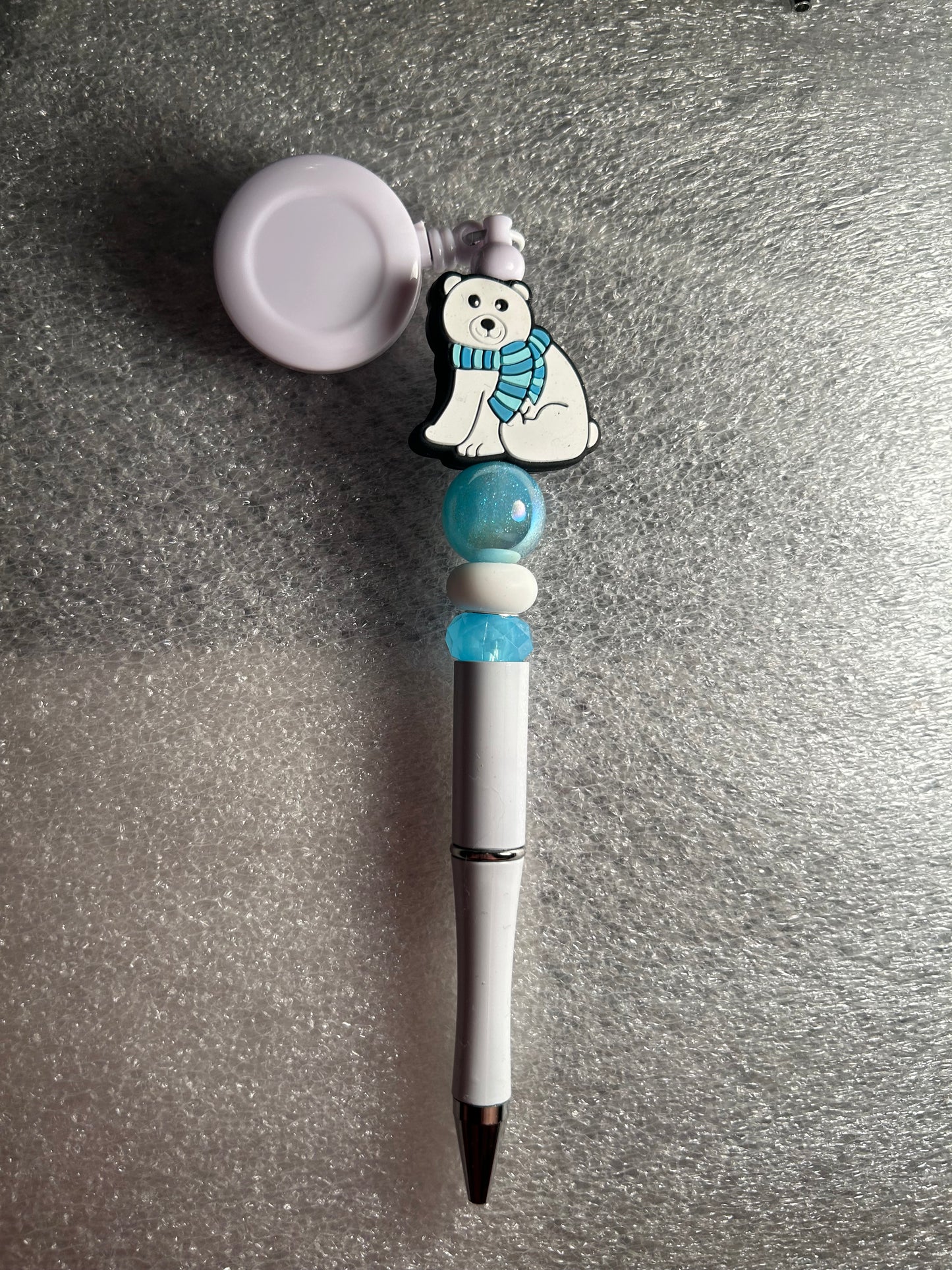 Polar Bear Badge Reel-Focal Pen