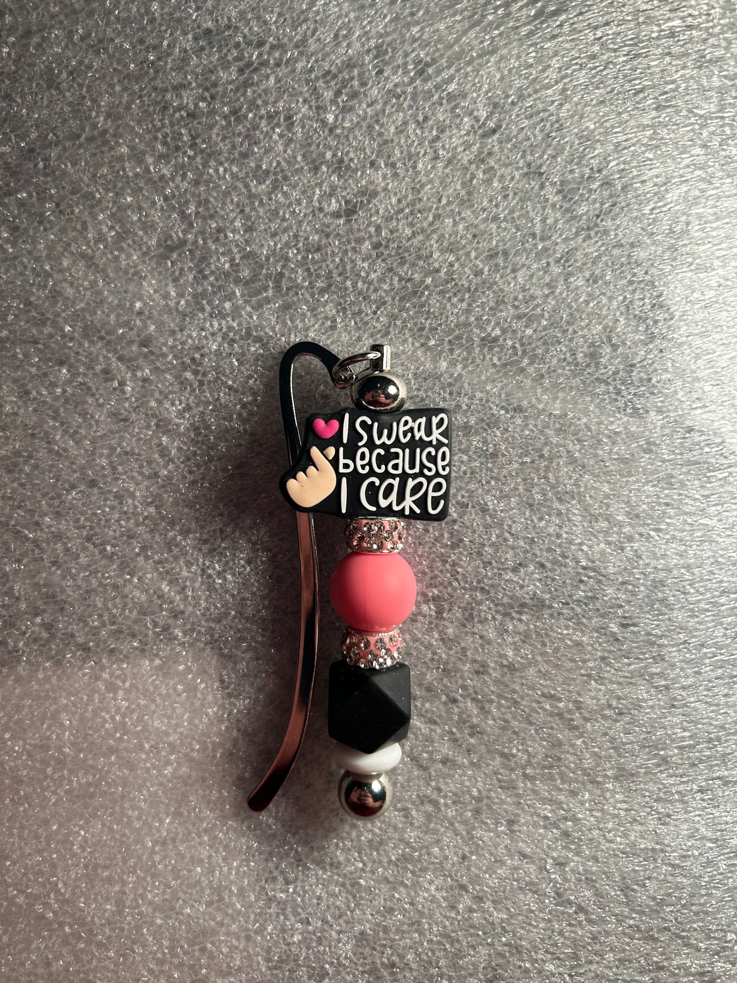 Swear because I care- Focal bookmark